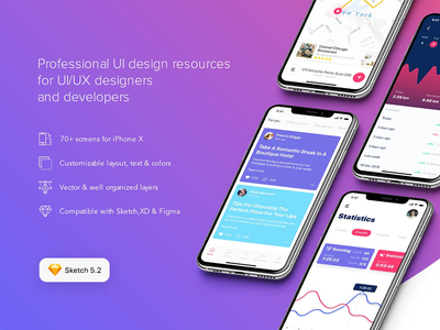 用于 SKETCH 的 Prisma UI 套件(Prisma UI Kit for SKETCH)
