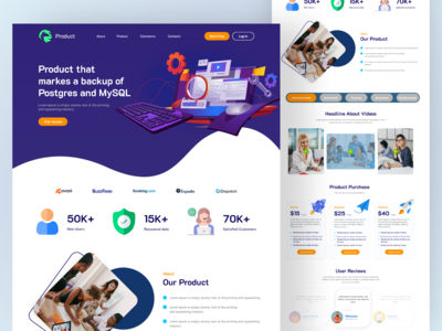 Postgres 和 MySQL 登陆页面设计(Postgres and MySQL landing page design)