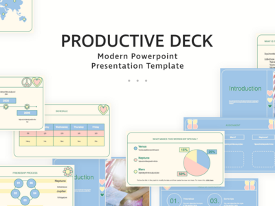 富有成效的PowerPoint演示模板(Productive PowerPoint Presentation Template)