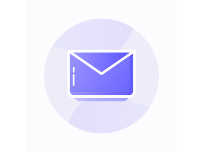 电子邮件渐变图标(Email Gradient Icon)