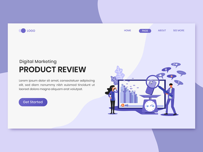 产品评论营销登陆页面(Product Review Marketing Landing Page)