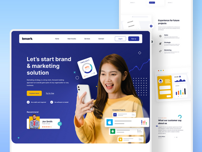 专业营销机构登陆页面(Professional Marketing Agency Landing Page)