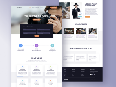 专业安全与调查网站(Professional Security & Investigation Website)