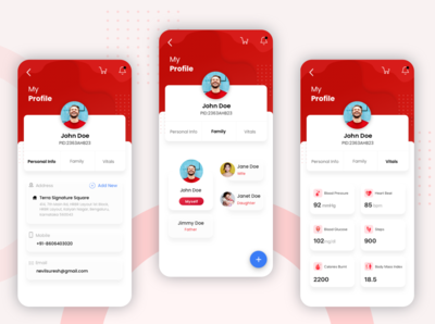 个人资料页面用户界面(Profile Page UI)
