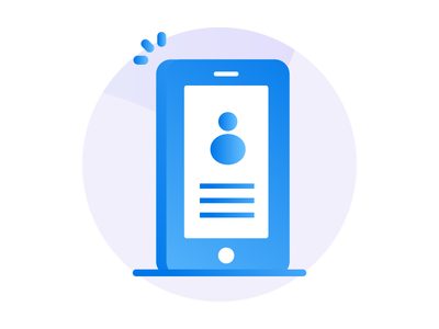 手机上的个人资料详细信息(Profile details on phone)