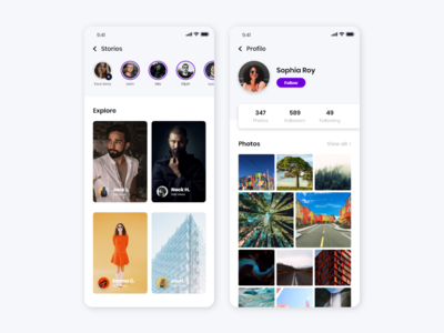 社交媒体 - iOS UI 套件(Social Media - iOS UI Kits)