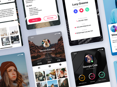 用户配置文件移动 UI 工具包(User Profile mobile UI Kit)