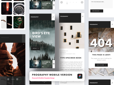 Prography个人作品集手机版(Prography personal portfolio mobile version)