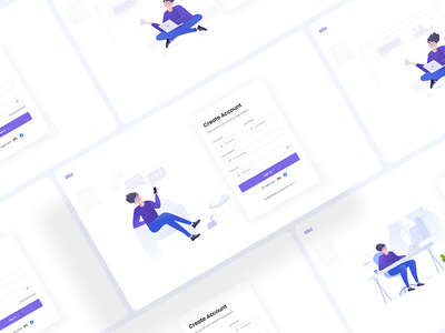 Web 应用程序的注册和注册屏幕(Sign Up and Registration Screen for Web Application)