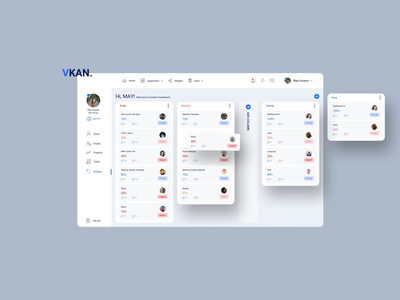 项目看板仪表板 UI V2(Project Kanban Dashboard UI V2)