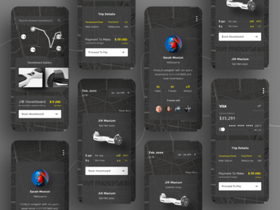 租用应用悬浮滑板设计(Renting Apps Hoverboard Design)