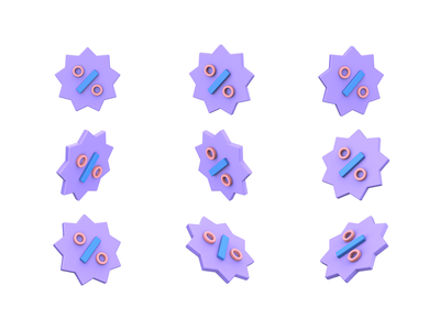 促销 3D 图标(Promotion 3D icon)