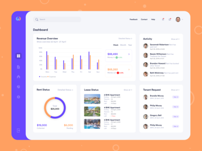 物业管理仪表板(Property Management Dashboard)
