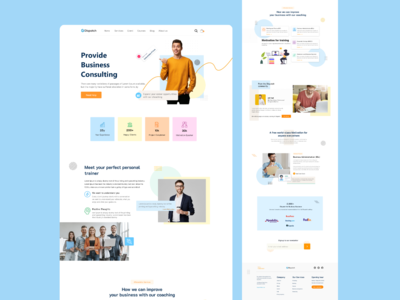 派遣业务咨询登陆页面(Dispatch Business Consulting Landing Page)