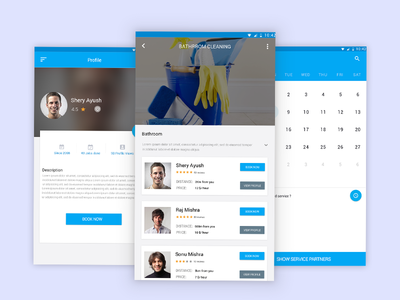 房屋清洁应用程序(House cleaning App)