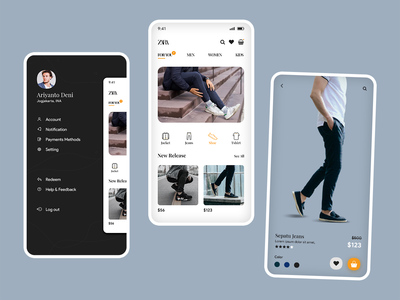 重新设计 zara 移动应用程序(Redesign zara mobile app)