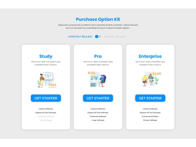 定价表 UI 模板(Pricing Table UI Template)