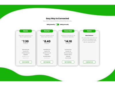 定价表 UI 模板(Pricing Table UI Template)