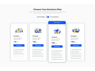 定价表 UI 模板(Pricing Table UI Template)