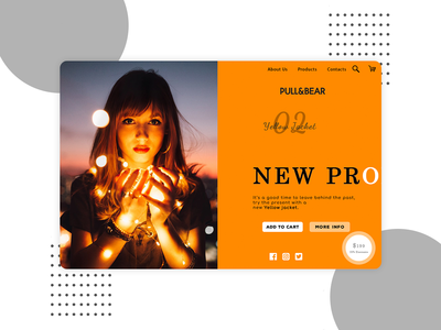 Pull&Bear 网站横幅(Pull&Bear Website Banner)