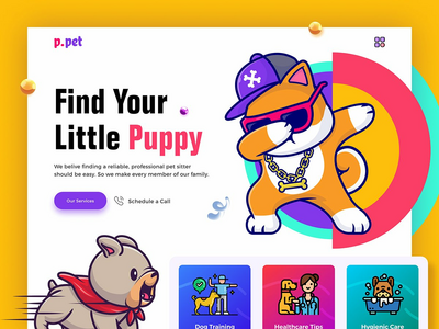宠物店登陆页面(Pet Shop Landing Page)