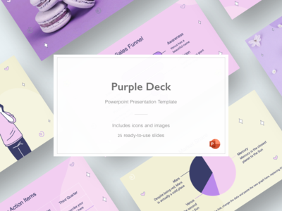Purple Deck - 终极演示模板(Purple Deck - Ultimate Presentation Template)