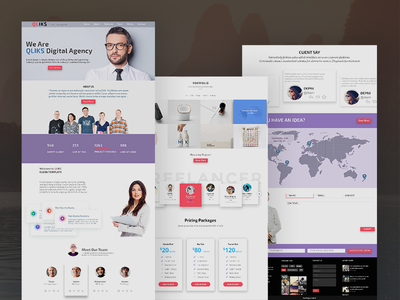 Qliks PSD 模板(Qliks PSD TEMPLATE)