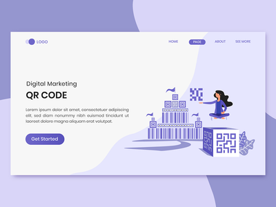 二维码营销登陆页面(QR Code Marketing Landing Page)