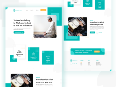 Janazah祈祷主页设计(Janazah Prayers Homepage Design)