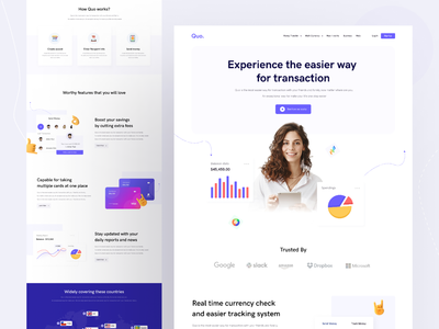 现状 ||汇款网站界面(Quo || Money Transferring Website UI)