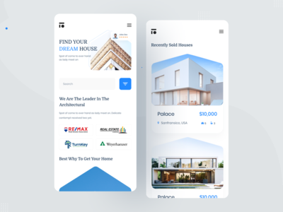 房地产登陆页面 - 响应式 UI(Real Estate Landing Page - Responsive Ui)