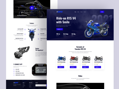 自行车登陆页面 - R15 v4(Bike Landing Page - R15 v4)