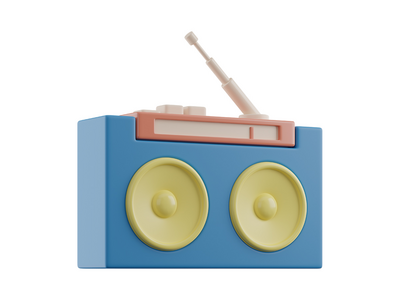 3D 图标(Radio 3D Icon)
