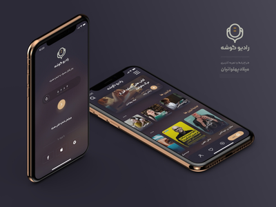 广播和播客 UI 设计应用程序(Radio & Podcast UI Design App)