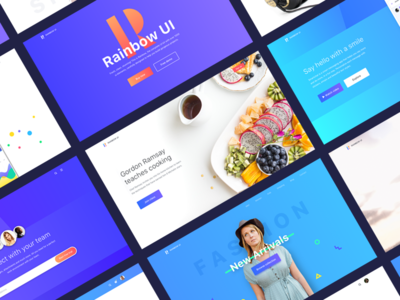 彩虹 UI 套件(Rainbow UI kit)