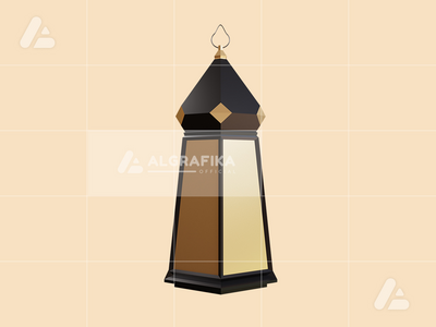 3d 插图斋月灯笼对象(3d illustration ramadan lantern object)