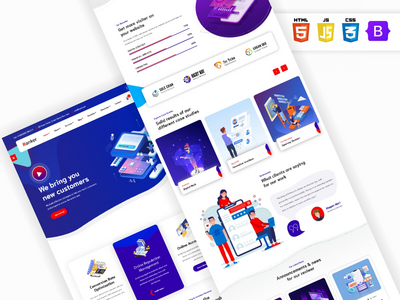 Ranker - SEO 和数字代理网站模板(Ranker - SEO & Digital Agency Website Template)