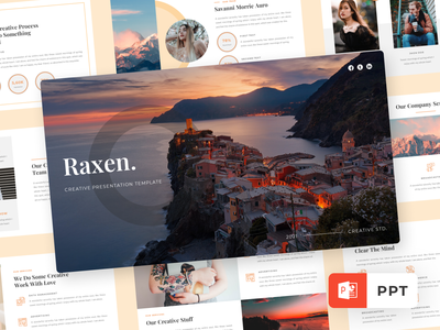 Raxen - 创意商业PowerPoint模板(Raxen -  Creative Business Powerpoint Templates)