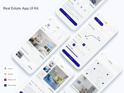 房地产应用程序 UI 套件(Real Estate App UI Kit)