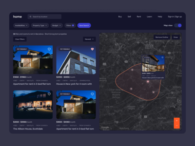 房地产仪表板(Real-estate Dashboard)