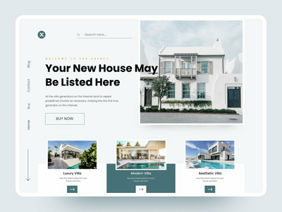 房地产标题设计(Real Esate Header Design)