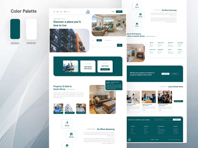 房地产网站设计-1(Real estate website design-1)