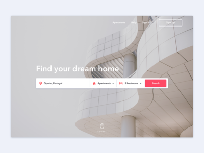 房地产 - 登陆页面(Real Estate - Landing Page)