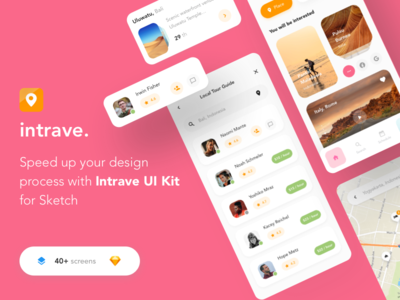 Intrave UI Kit - 旅行应用(Intrave UI Kit - Travel App)