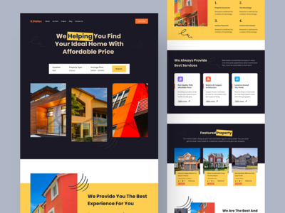 房地产登陆页面(Real Estate Landing Page)