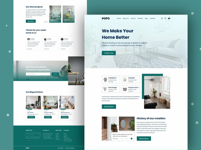 房地产登陆页面设计(Real Estate Landing Page Design)