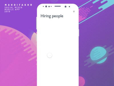 社交媒体动画概念(social media animated concept)