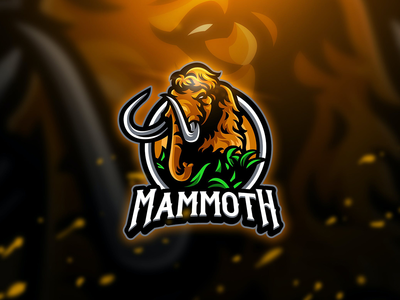 Mammoth 3 - 吉祥物和电子竞技标志(Mammoth 3 - Mascot & Esport Logo)