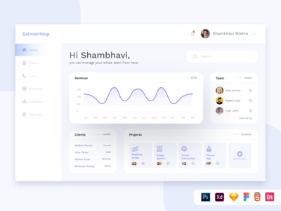 管理仪表板模板(Management Dashboard Template)
