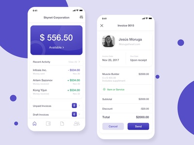 财务经理 UI 概念(Finance Manager UI Concept)